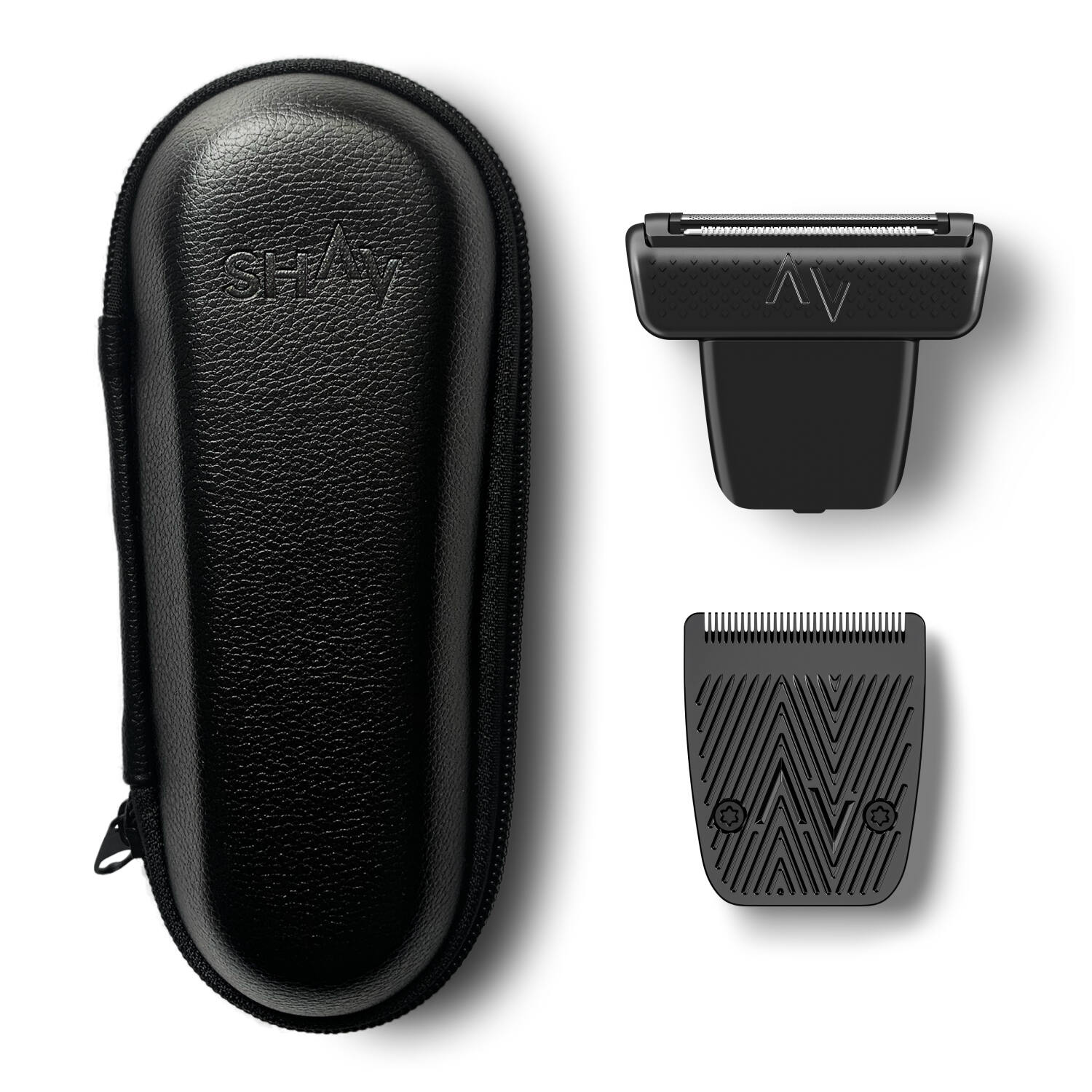 Trusa de voiaj + Lamă foliată + Lamă din oțel